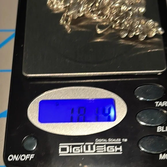 Sterling Silver Plumeria Necklace 26” - Picture 14 of 16